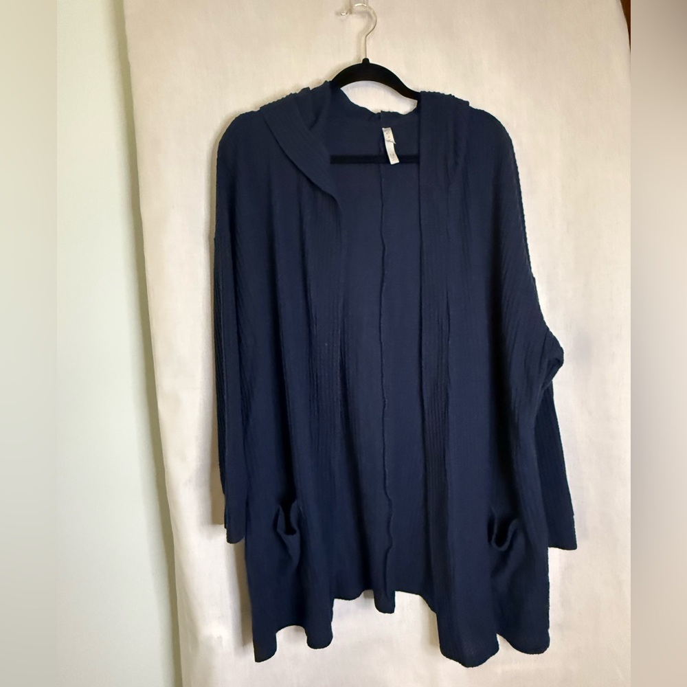Lularoe Navy Waffle Cardigan